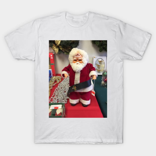 Santa On Sale T-Shirt by aldersmith